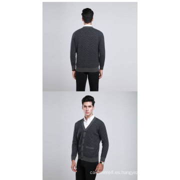 Suéter de manga larga con cuello en V de lana y cachemira Yak / Ropa / Ropa / Prendas de punto